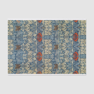 Papier Mousseline Tulip et Rose Date, Design 1876 William Morris
