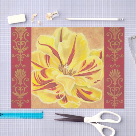 Papier Mousseline Tulip Power II (Artisanat)