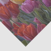 Papier Mousseline Tulipe de printemps de vache Highland Découpage (Détail)