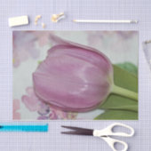 Papier Mousseline Tulipe florale de printemps et fleurs d'hydrangée (Artisanat)