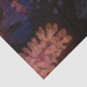 Papier Mousseline Tulipe florale foncée (Détail)