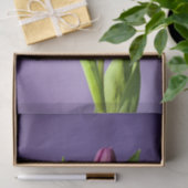 Papier Mousseline Tulipe pourpre (Cadeau)