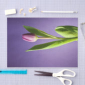 Papier Mousseline Tulipe pourpre (Artisanat)