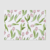Papier Mousseline Tulipe rose moderne (Recto)