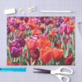 Papier Mousseline Tulipes chaudes tombées (Artisanat)