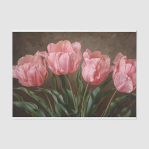 Papier Mousseline Tulipes dans une délicieuse page de découpage bota
