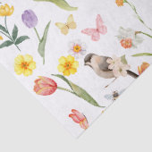 Papier Mousseline Tulipes de printemps Fleurs Découpage (Détail)