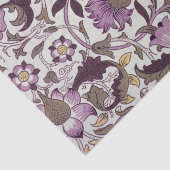 Papier Mousseline Tulipes et Fleurs sauvages William Morris (Détail)