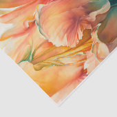 Papier Mousseline TULIPMANIE 5/6 tulipes à perroquets pour découpage (Détail)