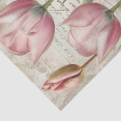 Papier Mousseline Tulips d'Amsterdam Écriture de script (Détail)