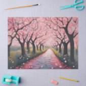 Papier Mousseline Tunnel de fleurs de cerisier (Artisanat)