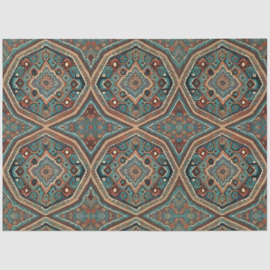 Papier Mousseline Turc Belle vieille collection Motif moderne (Recto)