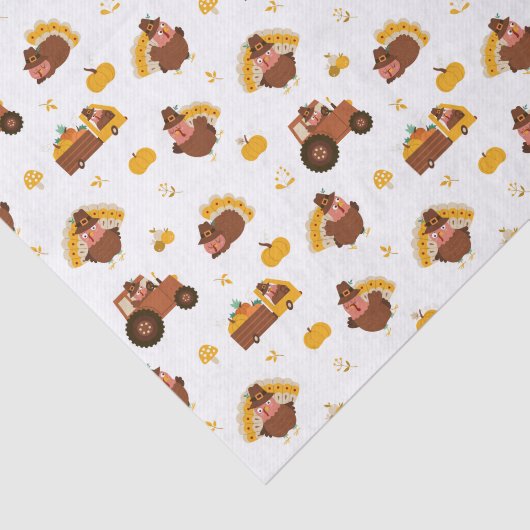 Papier Mousseline Turclés Thanksgiving (Détail)