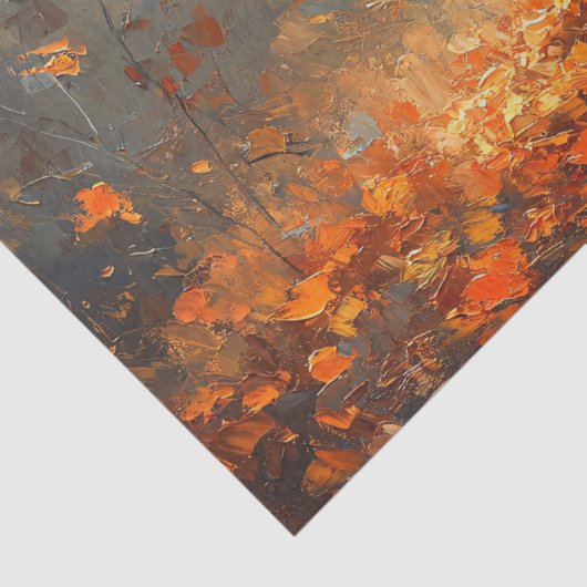 Papier Mousseline Turquie sauvage majestueuse dans la forêt d'automn (Détail)