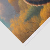 Papier Mousseline Turquie sauvage par peinture de flux (Détail)