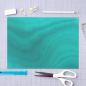 Papier Mousseline Turquoise Clair Abstrait Pastel (Artisanat)