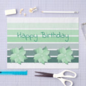 Papier Mousseline Turquoise et vert menthe (Artisanat)