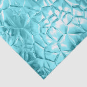 Papier Mousseline Turquoise,métallique,belle,élégante,moderne,tendan (Détail)