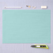 Papier Mousseline Turquoise uni clair (Artisanat)