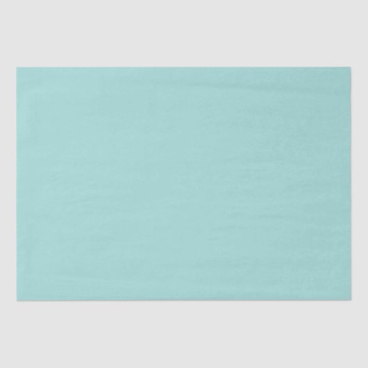 Papier Mousseline Turquoise uni clair (Recto)