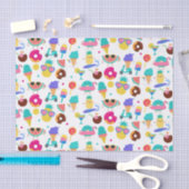 Papier Mousseline Tutti Fruitti Summer Fruit Ice Cream Soirée (Artisanat)