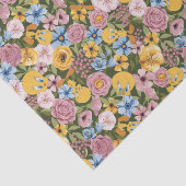 Papier Mousseline TWEETY™ Floral Embroidery Pattern (Détail)