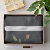 Papier Mousseline Twilight Bloom: Rose Branch Decoupage (Cadeau)