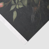 Papier Mousseline Twilight Bloom: Rose Branch Decoupage (Détail)