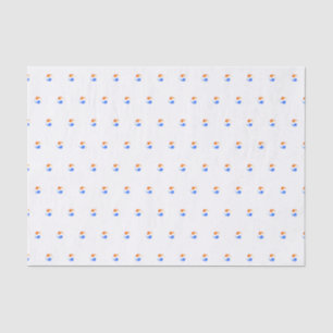 Papier Mousseline Twin Flame-White