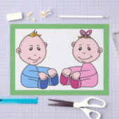 PAPIER MOUSSELINE TWINS (Artisanat)