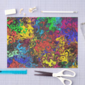 Papier Mousseline Twirlers colorés Abstraits / (Artisanat)