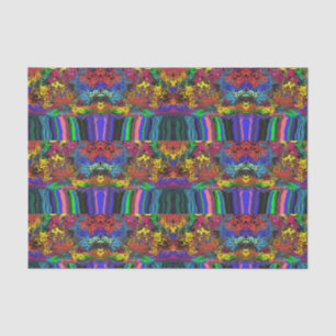 Papier Mousseline Twirlers colorés Abstraits / Poussés / Demi-Pots /
