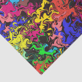 Papier Mousseline Twirly coloré Abstrait / (Détail)
