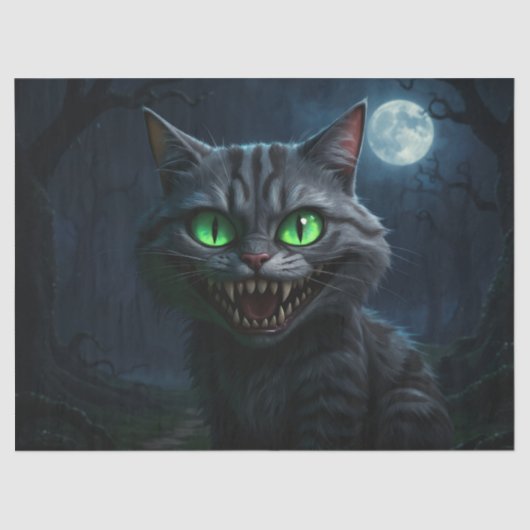 Papier Mousseline Twisted Grin Forest Cat (Recto)