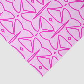 Papier Mousseline Two Toned Pink Pattern Tissue Paper (Détail)