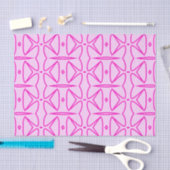 Papier Mousseline Two Toned Pink Pattern Tissue Paper (Artisanat)