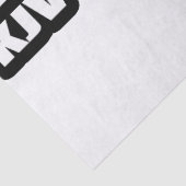 Papier Mousseline Typographie "2 Chroniques de la Bible du KJV Verse (Détail)