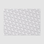 Papier Mousseline Typographie BBQ (Recto)