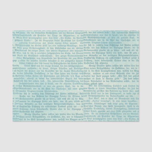 Papier Mousseline Typographie vintage (Recto)