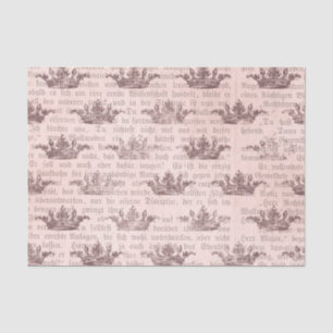 Papier Mousseline Typographie vintage du Regal