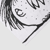 Papier Mousseline Ugly fantasy monstre drawing (Détail)