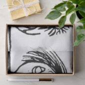 Papier Mousseline Ugly fantasy monstre drawing (Cadeau)