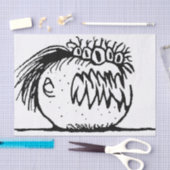 Papier Mousseline Ugly fantasy monstre drawing (Artisanat)