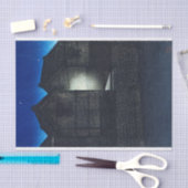 Papier Mousseline ukiyoe - hasui - C04 - Shinkawa Rive à la nuit - (Artisanat)