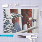 Papier Mousseline ukiyoe hasui n04 Temple Zōjō-ji à Shiba (Artisanat)