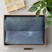 Papier Mousseline ukiyoe hasui n07 Matsue, Izumo (lune brumeuse) (Cadeau)