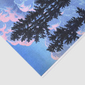 Papier Mousseline Ukiyoe hasui n14 Kanda Myojin Sanctuaire Precent (Détail)