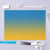 Papier Mousseline Ukraine, couleurs de la liberté (Artisanat)