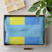 Papier Mousseline Ukraine Drapeau bleu jaune Thunder_Cove (Cadeau)
