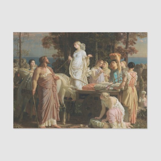 Papier Mousseline Ulysses et Nausicaa par Charles Gleyre (Recto)